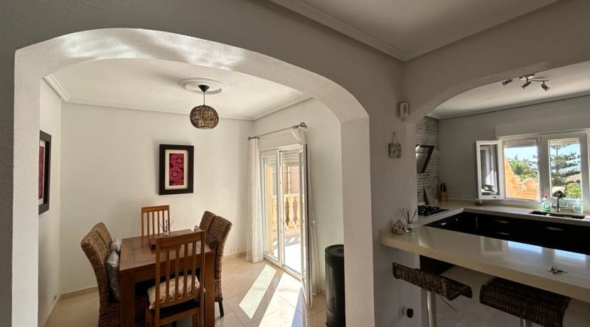 Dining area after Deep Clean